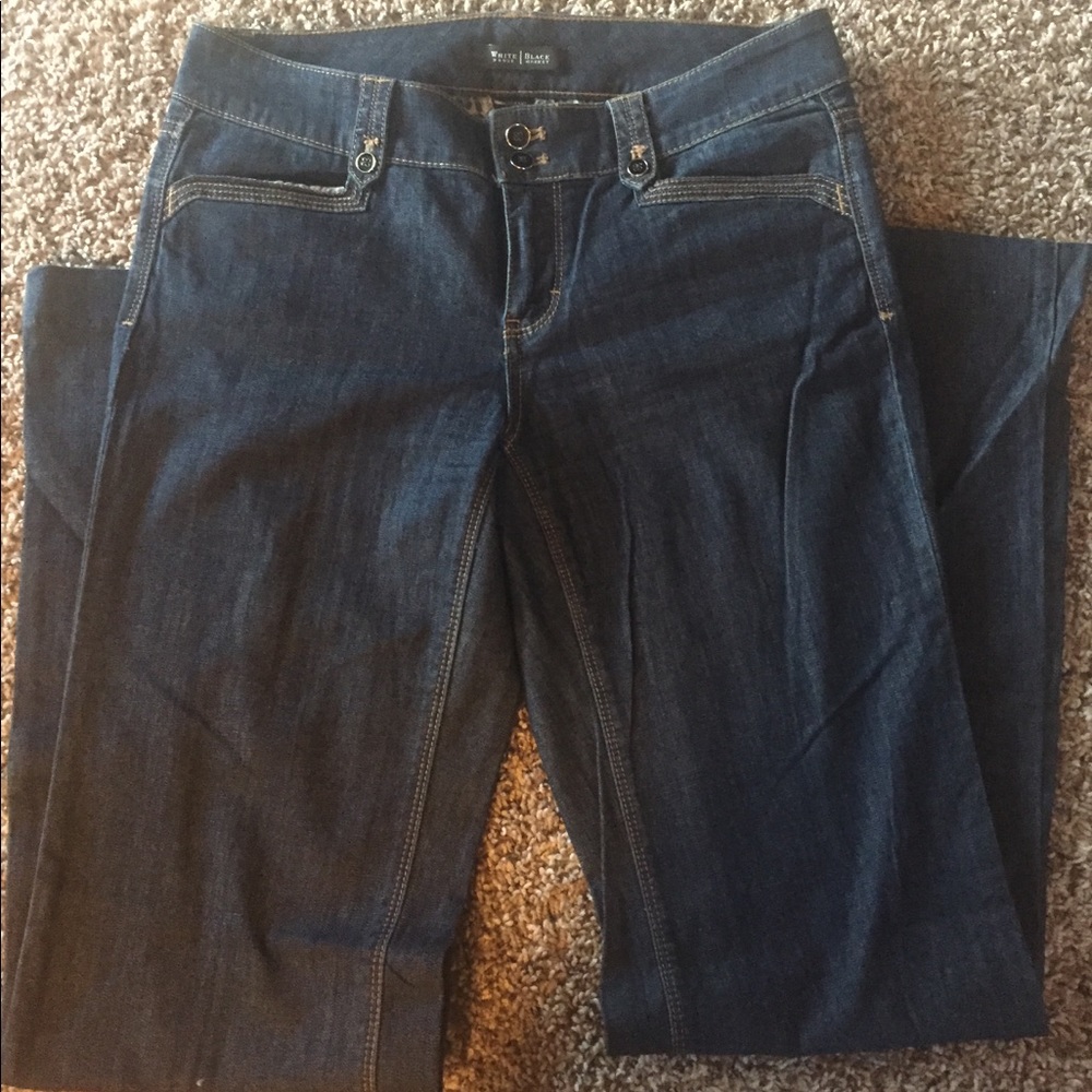 Women’s White House Black Market Trouser leg jeans